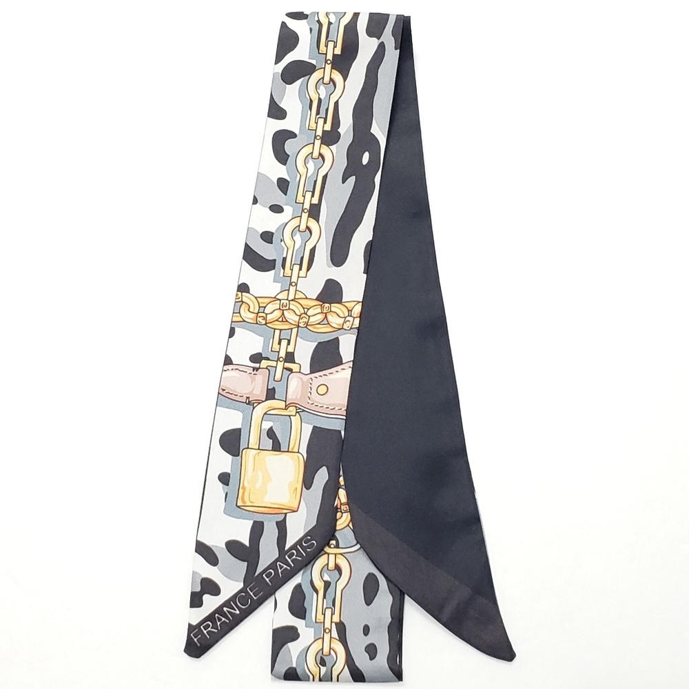 ⤵⤵2pcs Classic Leopard Lock Design Cotton Scarves